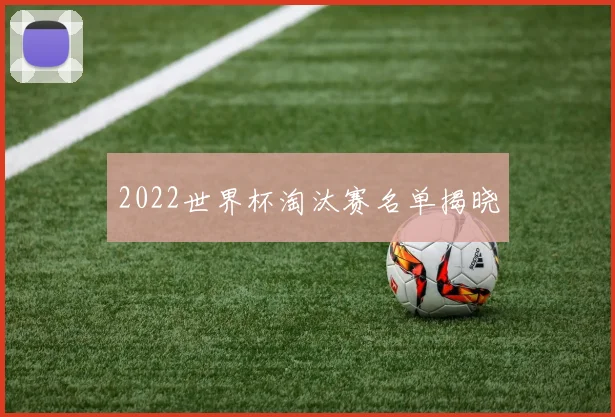2022世界杯淘汰赛名单揭晓